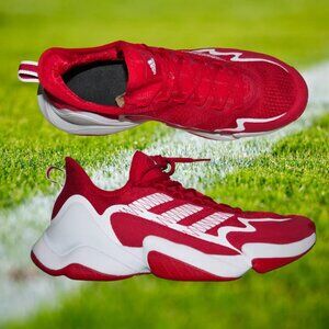 adidas | Shoes | Adidas Sm Impact Flx Football Turf Shoes Mens Size 5  Patrick Mahomes Red White | Poshmark